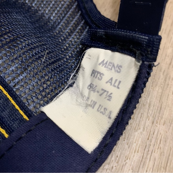 Vintage Trucker Hat POFOLKS Tennessee Retro Snapback Denim - Picture 3 of 3